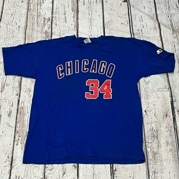 Vintage Kerry Wood Chicago Cubs Starter Starter MLB Baseball 1990s Tshirt - Picture 1 of 11
